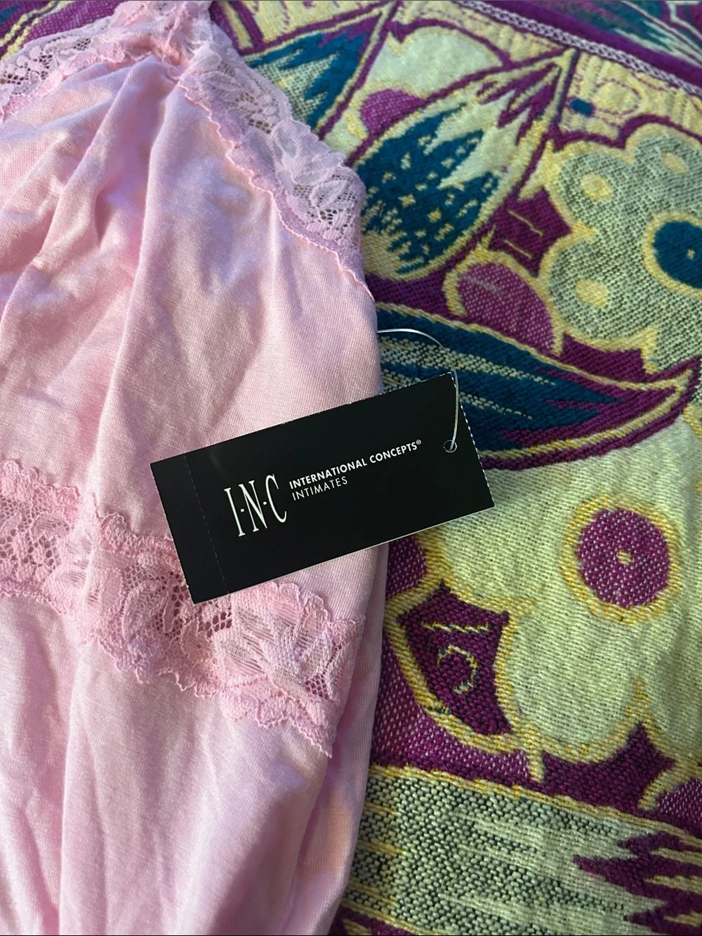 NWT pink sleep camisole by INC in sz XXL